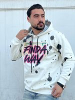 هودی سه نخ خار خورده داخل کرکی